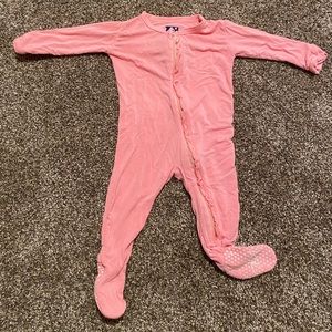 KicKee Pants footies zip-up